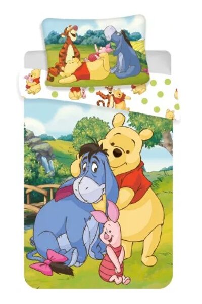 Bērnu gultas veļas komplekts Winnie the Pooh 100x135